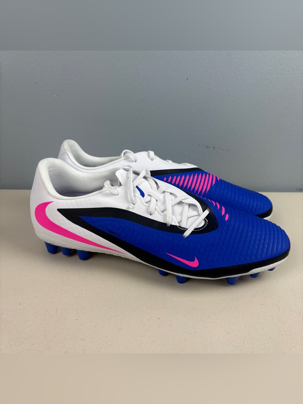 Nike Phantom 6 Low Academy TF Soccer Shoes Racer Blue HQ2325-446 Men’s Sz 11.5